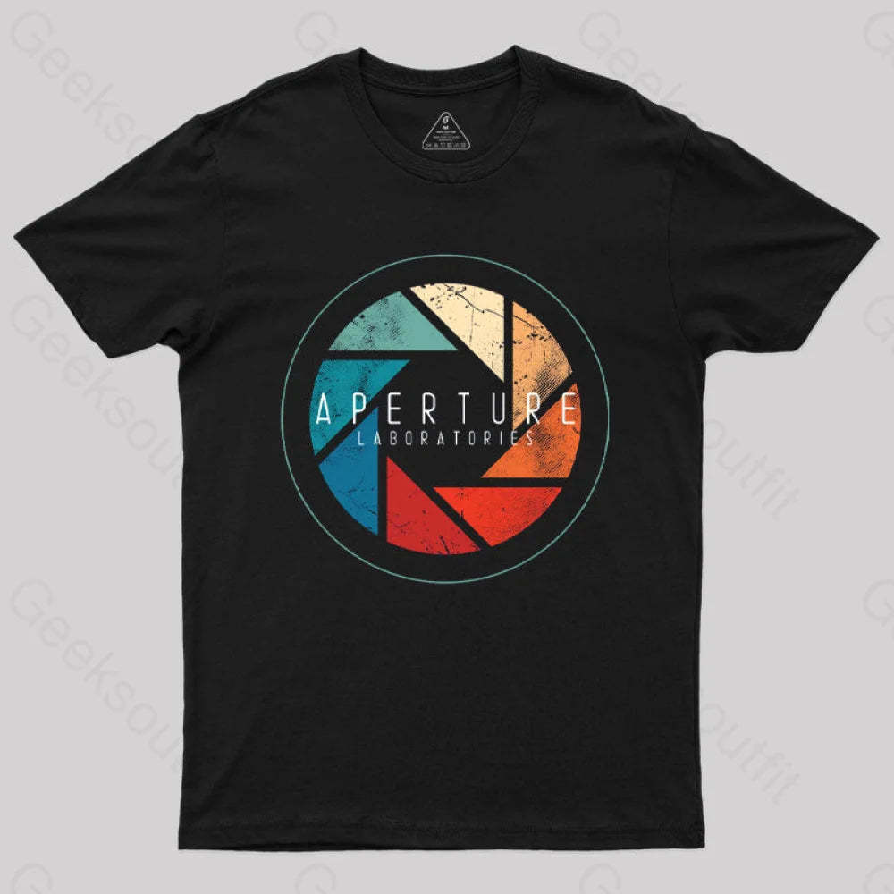 Portal Aperture Laboratories T-Shirt Black / S