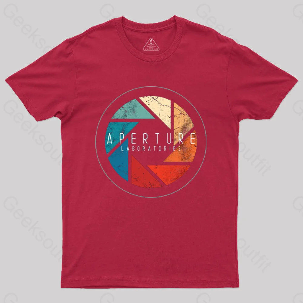 Portal Aperture Laboratories T-Shirt Red / S