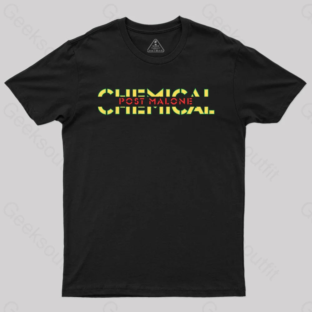 Post Malone Chemical T-Shirt Black / S
