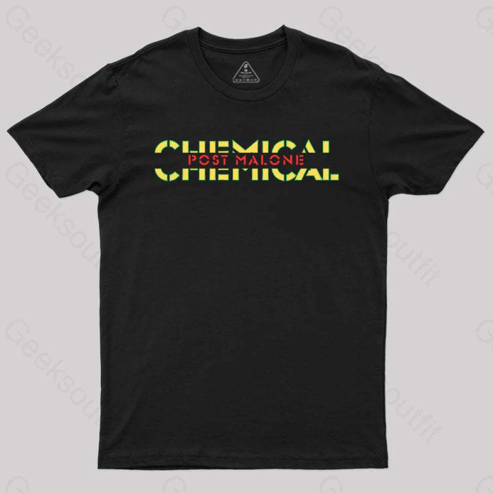 Post Malone Chemical T-Shirt Black / S