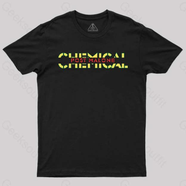 Post Malone Chemical T-Shirt Black / S