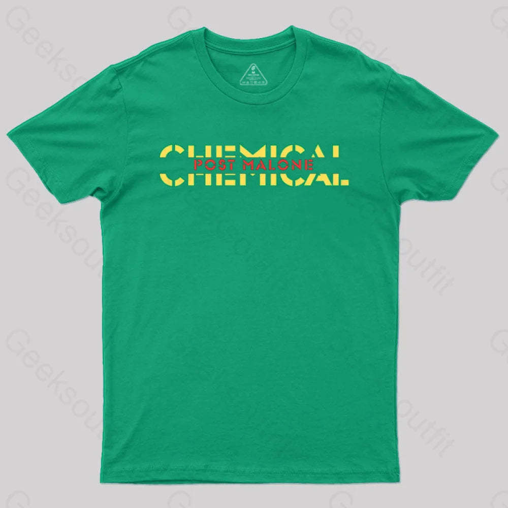Post Malone Chemical T-Shirt Green / S
