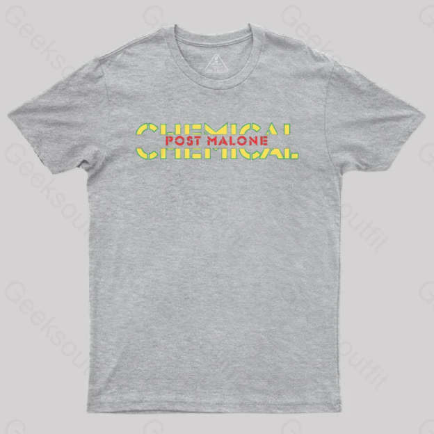 Post Malone Chemical T-Shirt Grey / S