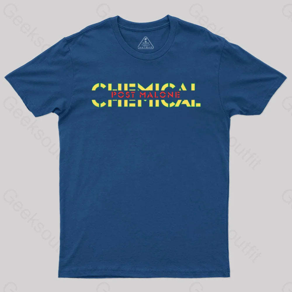 Post Malone Chemical T-Shirt Navy / S