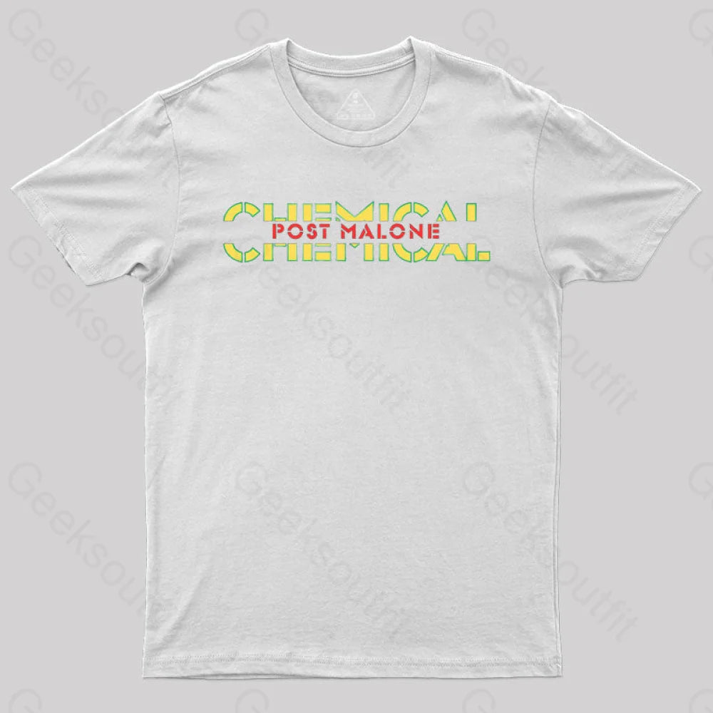 Post Malone Chemical T-Shirt White / S