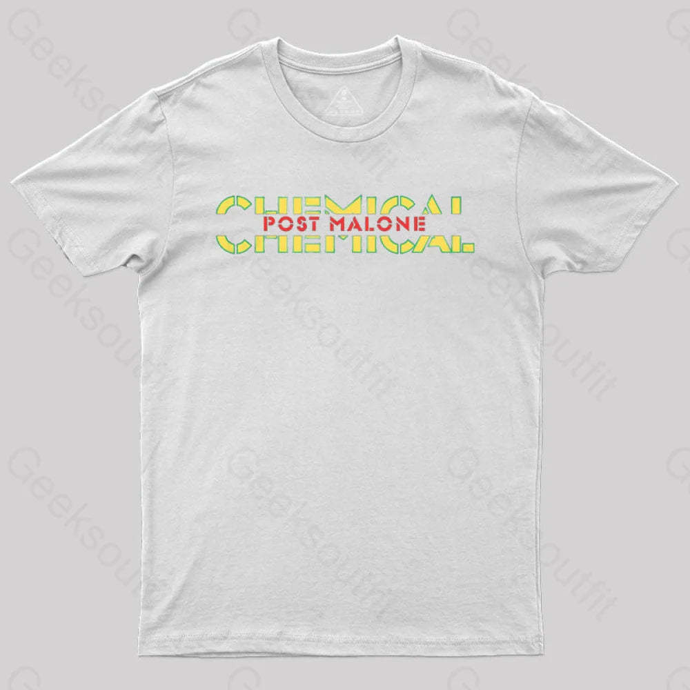 Post Malone Chemical T-Shirt White / S