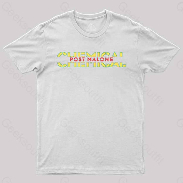 Post Malone Chemical T-Shirt White / S