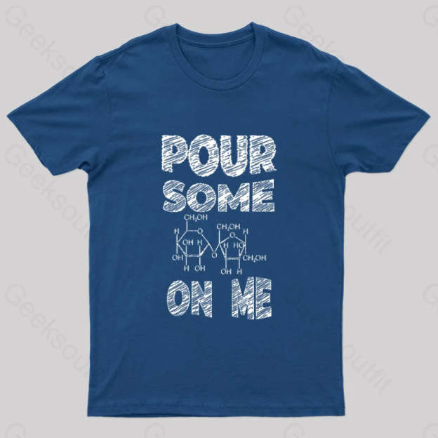 Pour Some Sugar On Me Nerd T-Shirt Navy / S