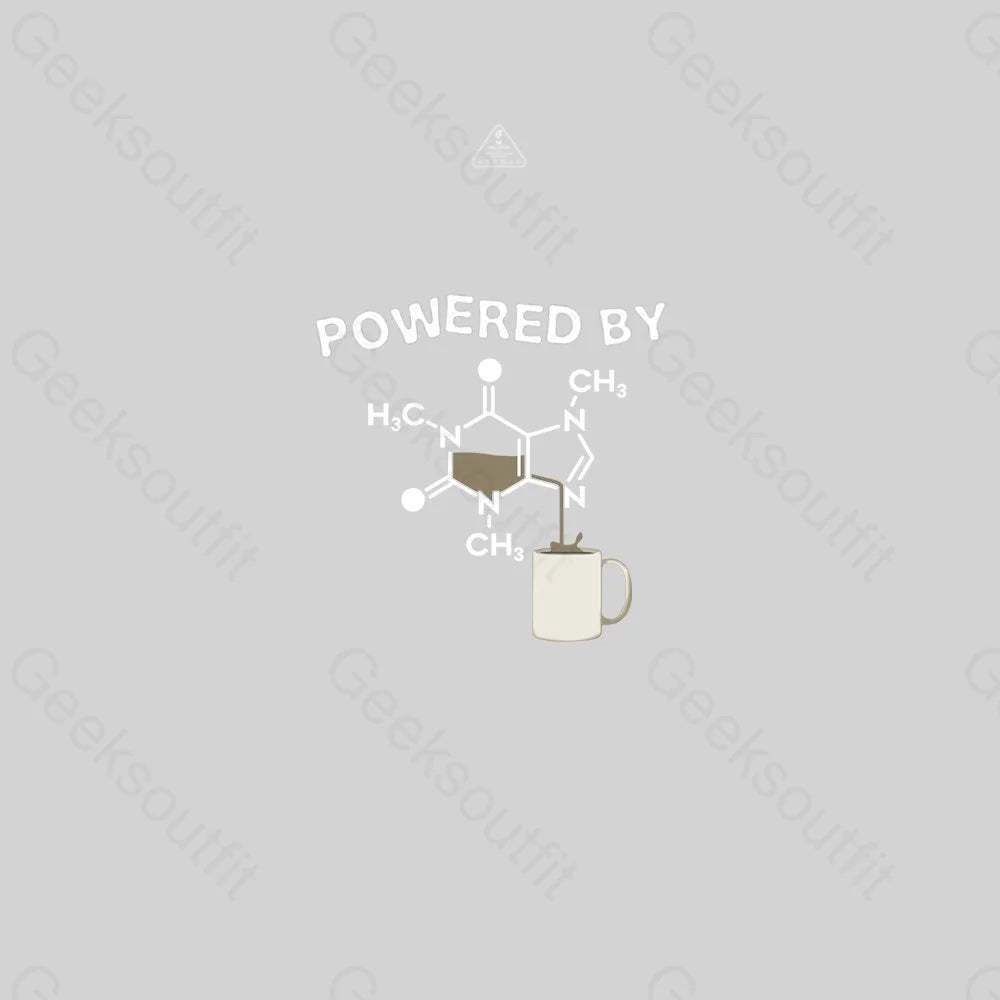Powered By Caffeine Unisex Geek T-shirt - Geeksoutfit