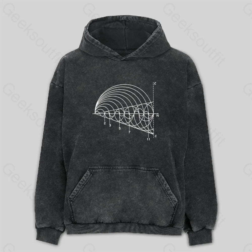 Prime Number Washed Hoodie M