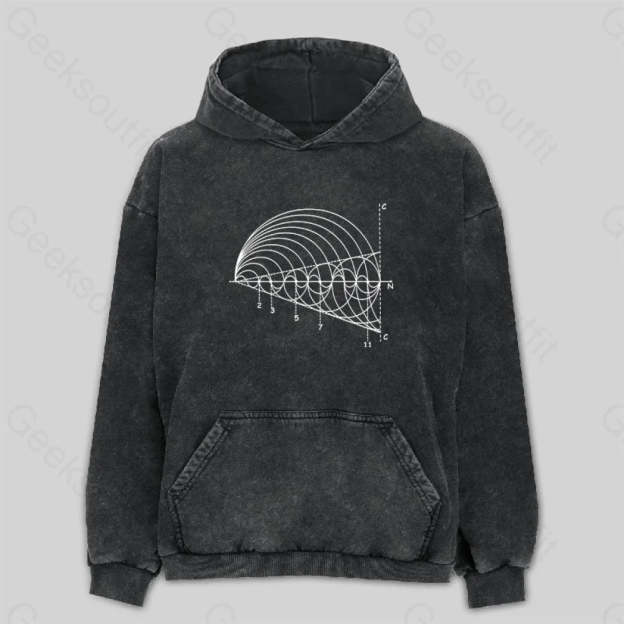 Prime Number Washed Hoodie M