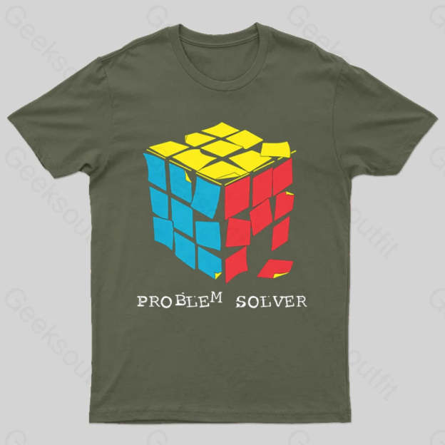 Problem Solver T-Shirt Army Green / S
