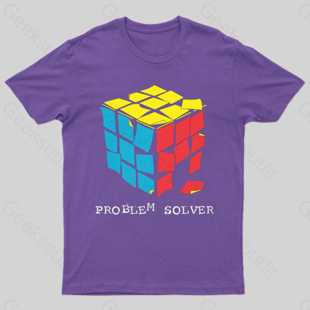 Problem Solver T-Shirt Purple / S