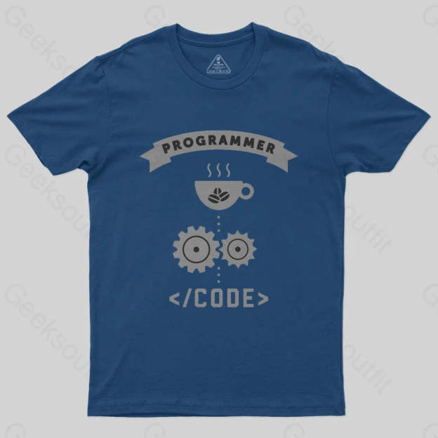 Programmer Coffee Code T-Shirt - Geeksoutfit