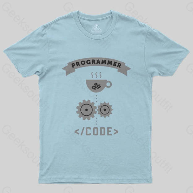 Programmer Coffee Code T-Shirt - Geeksoutfit