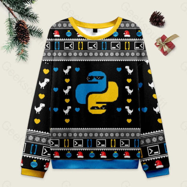 Programmer Funny Ugly Christmas Sweater Men??s Style-S