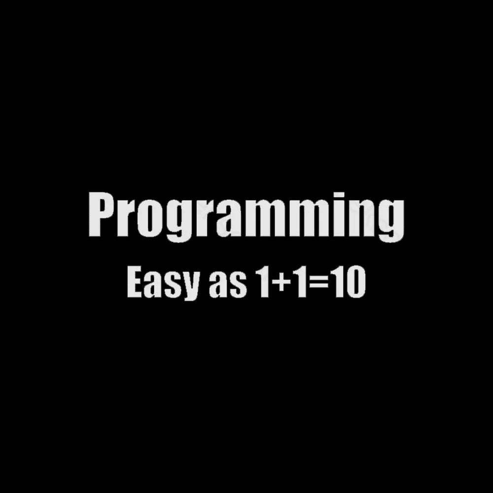 Programming Binary Joke Geek T-Shirt