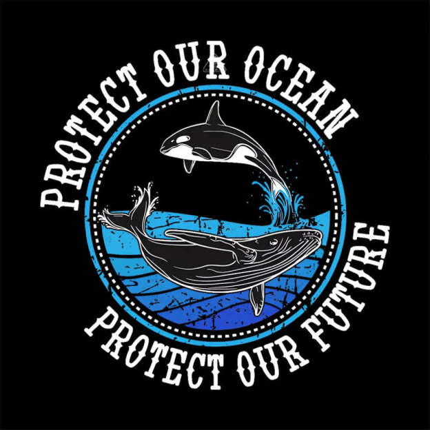 Protect Our Ocean Future Whale T-Shirt