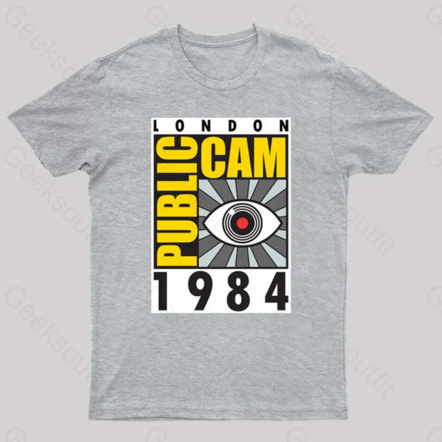 Public Cam Geek T-Shirt Grey / S