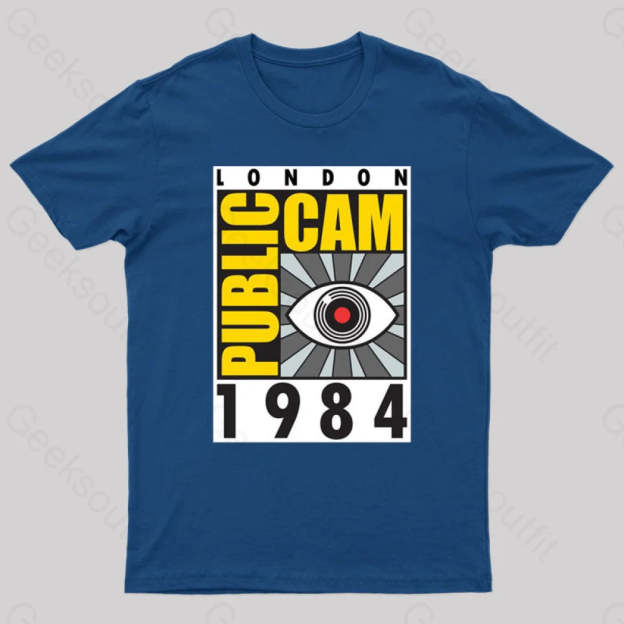 Public Cam Geek T-Shirt Navy / S