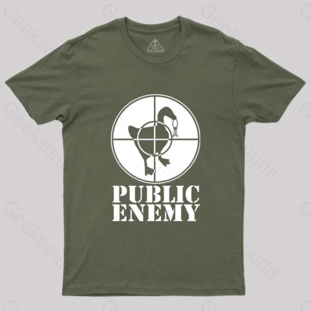 Public Enemy T-Shirt Army Green / S