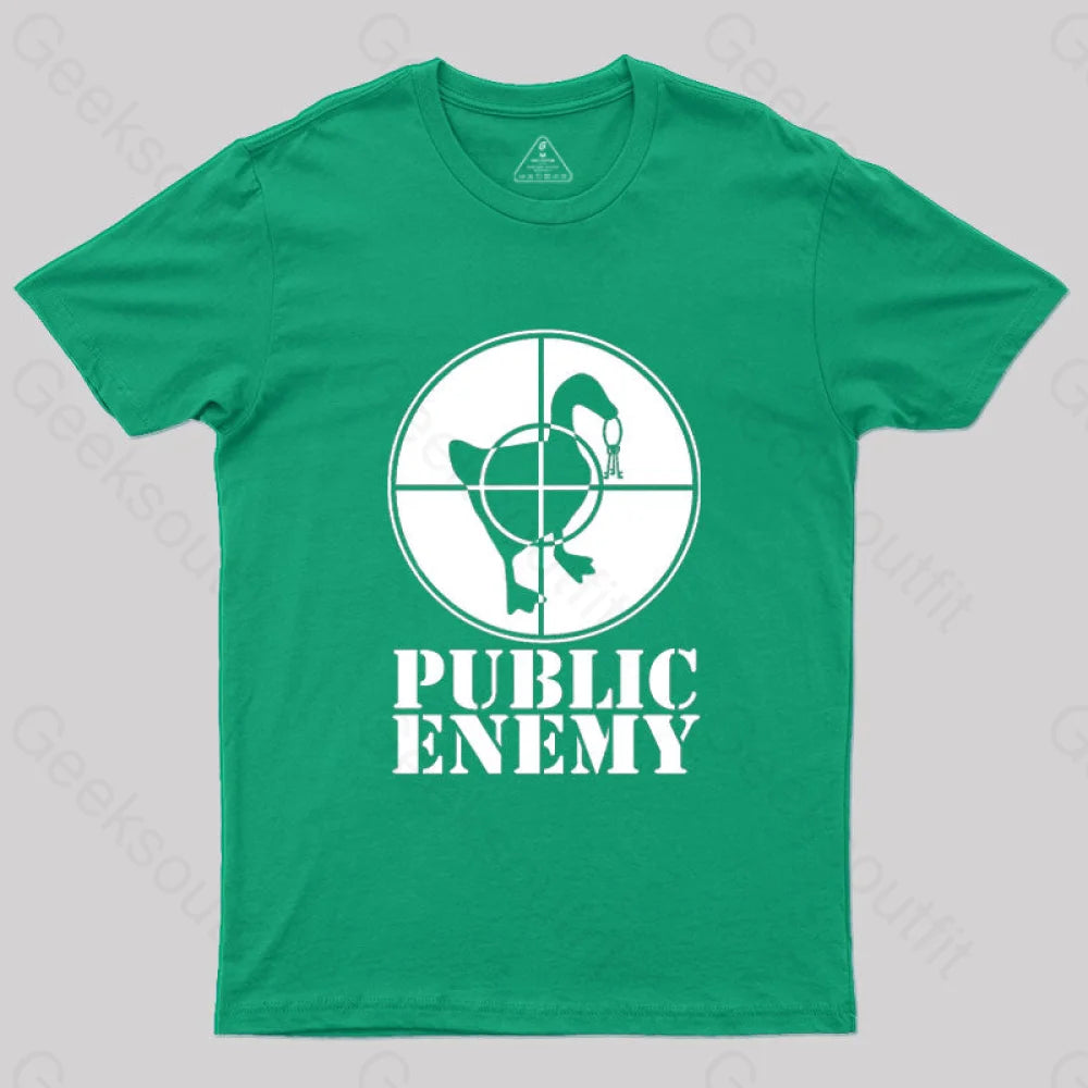 Public Enemy T-Shirt Green / S