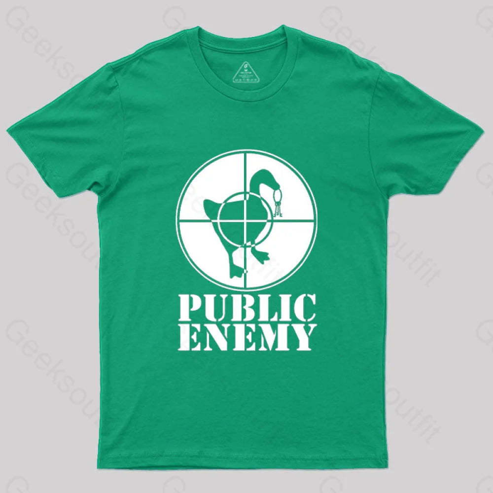 Public Enemy T-Shirt Green / S