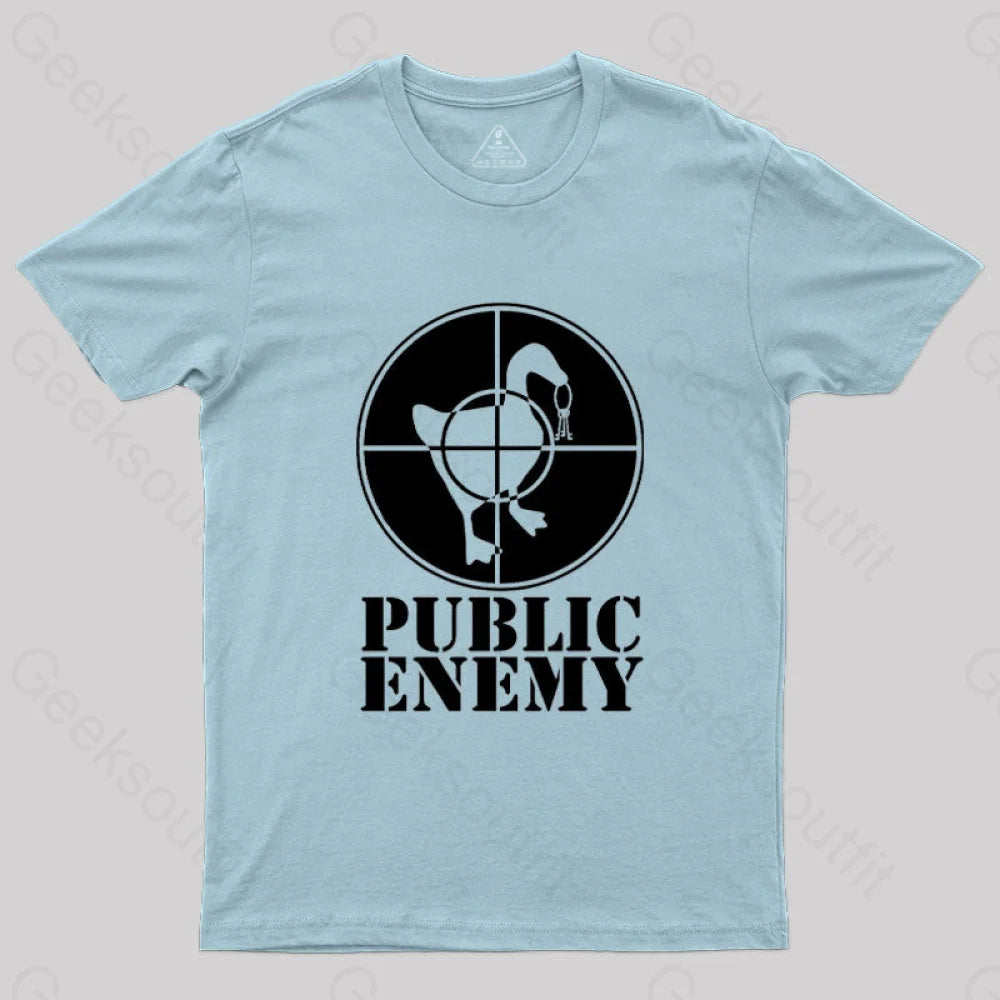 Public Enemy T-Shirt Light Blue / S