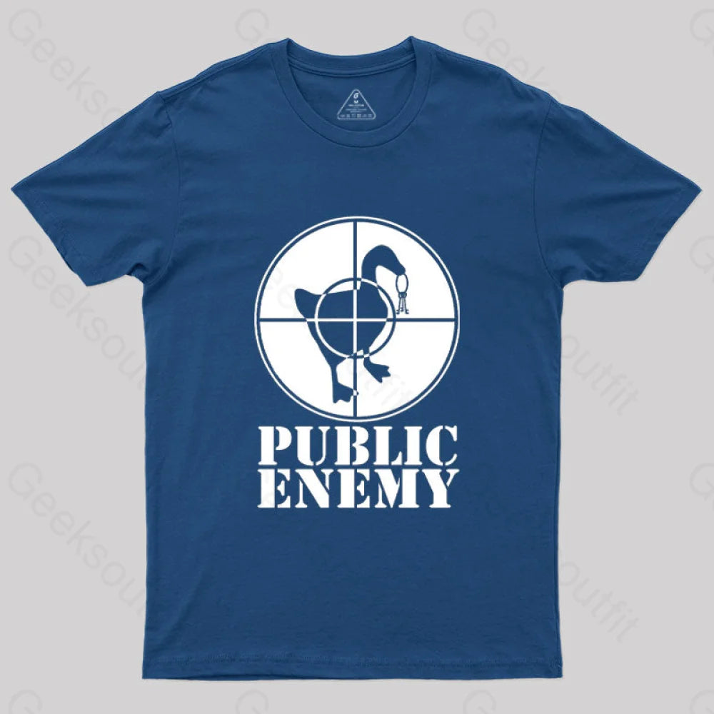 Public Enemy T-Shirt Navy / S