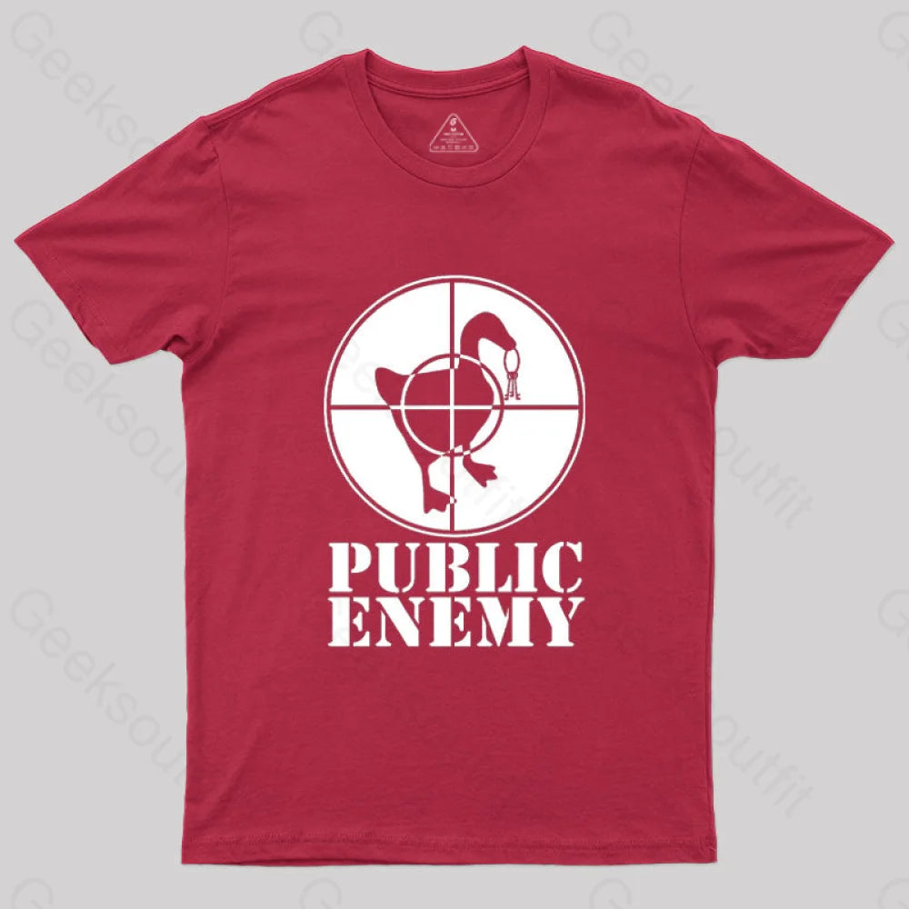 Public Enemy T-Shirt Red / S
