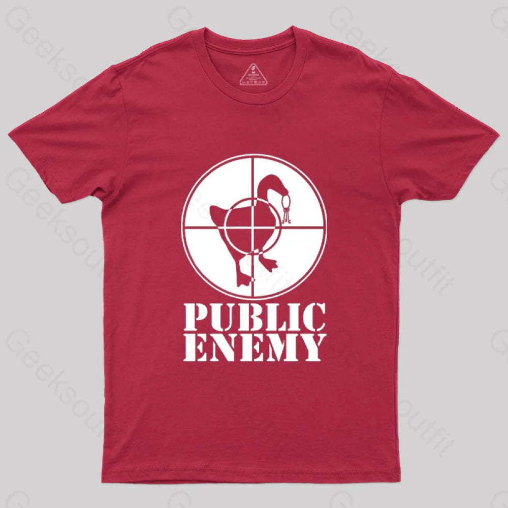 Public Enemy T-Shirt Red / S