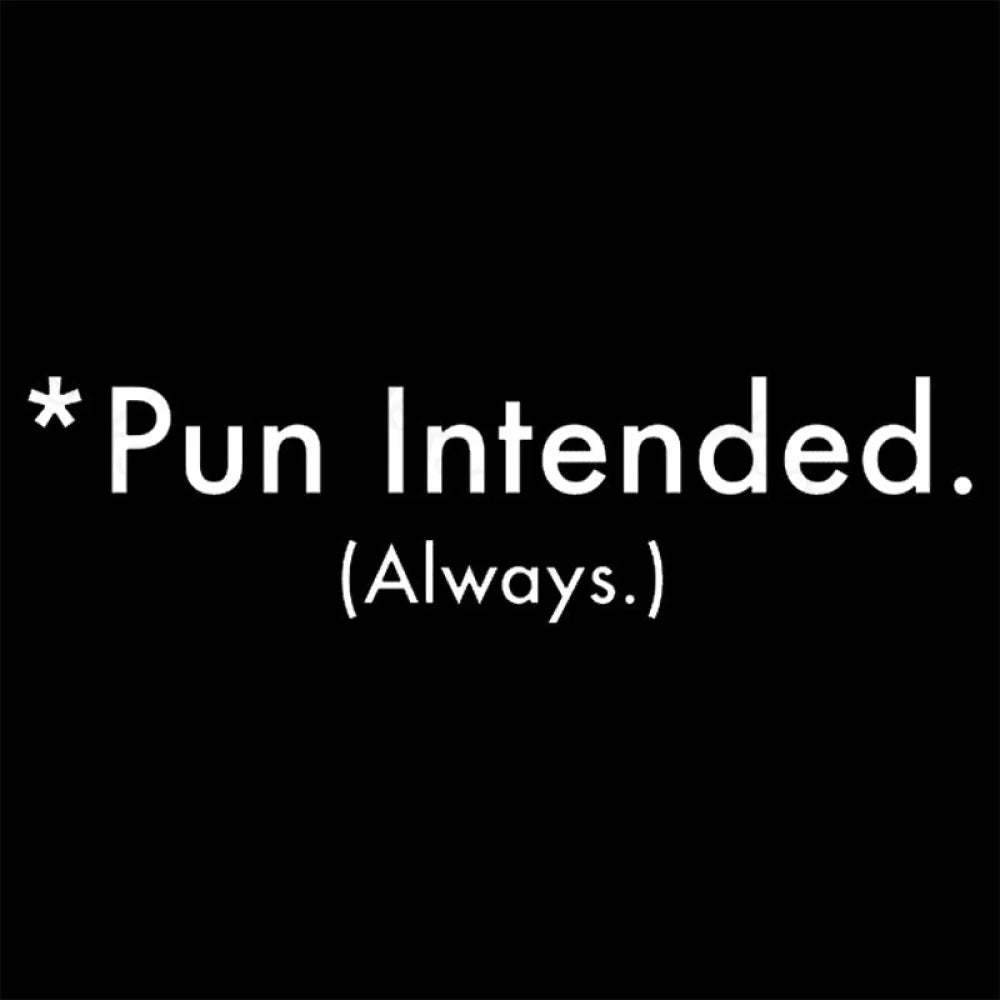 Pun Always Intended Nerd T-Shirt