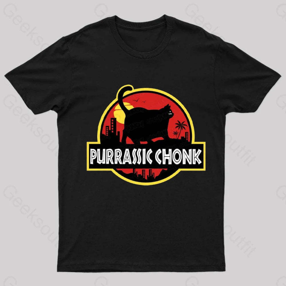 Purassic Chonk T-Shirt Black / S