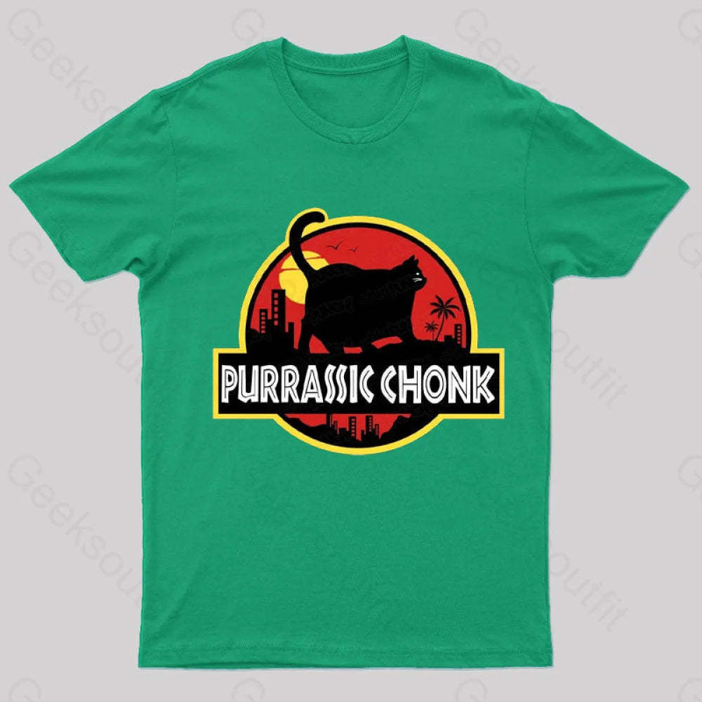 Purassic Chonk T-Shirt Green / S