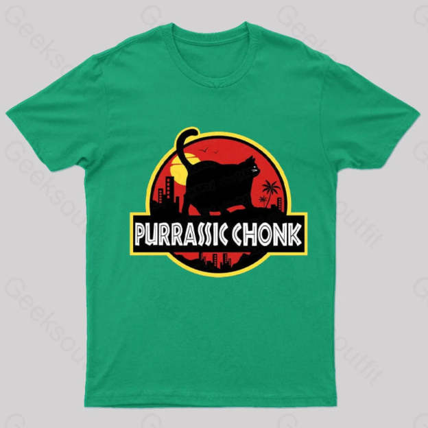 Purassic Chonk T-Shirt Green / S
