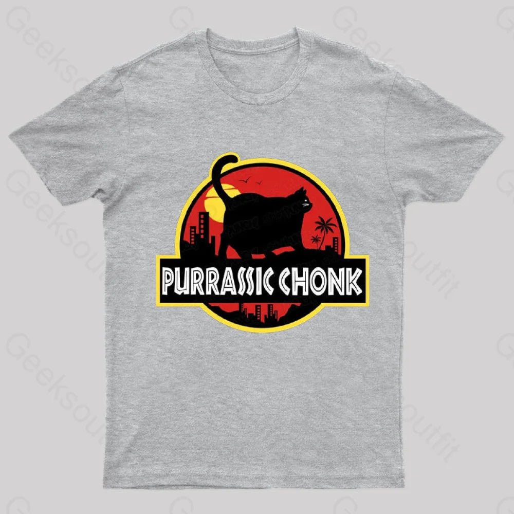 Purassic Chonk T-Shirt Grey / S