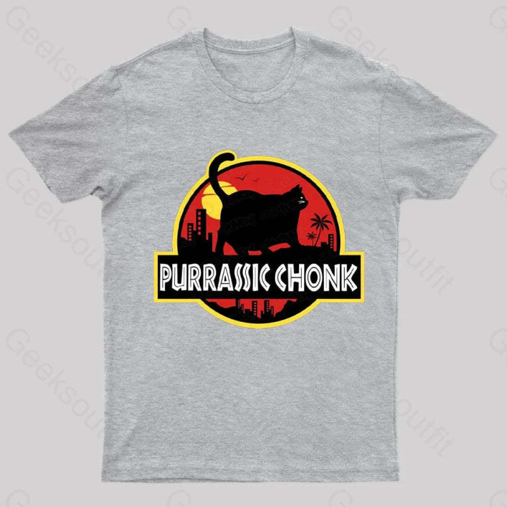 Purassic Chonk T-Shirt Grey / S