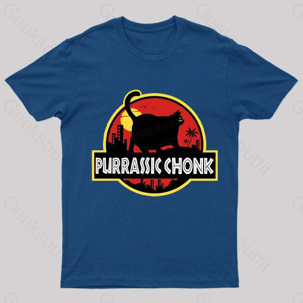 Purassic Chonk T-Shirt Navy / S