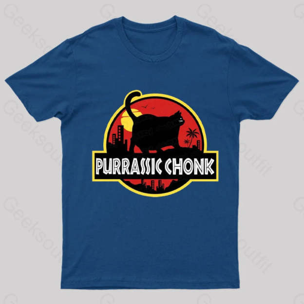 Purassic Chonk T-Shirt Navy / S