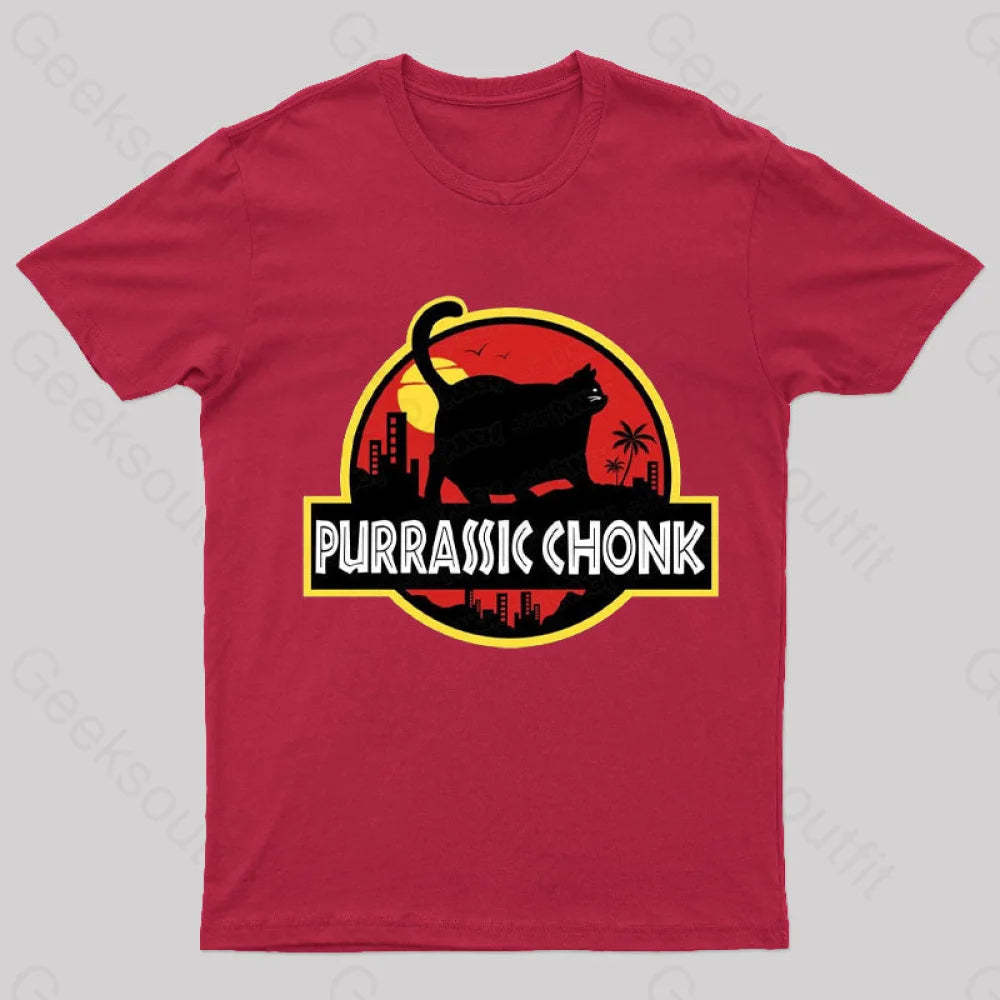 Purassic Chonk T-Shirt Red / S