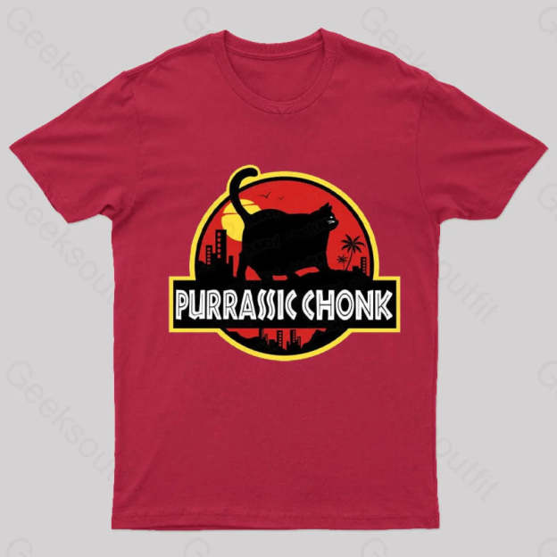 Purassic Chonk T-Shirt Red / S
