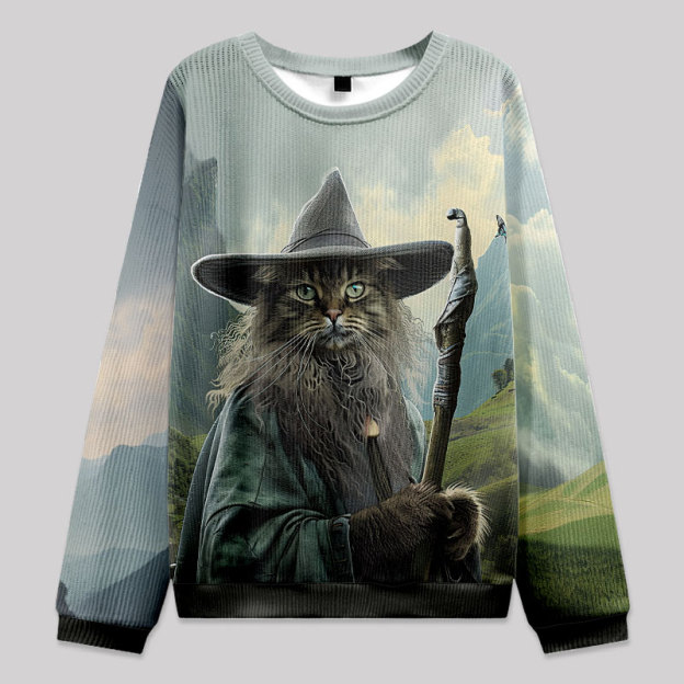 Catdalf Fuzzy Fleece Sweatshirt