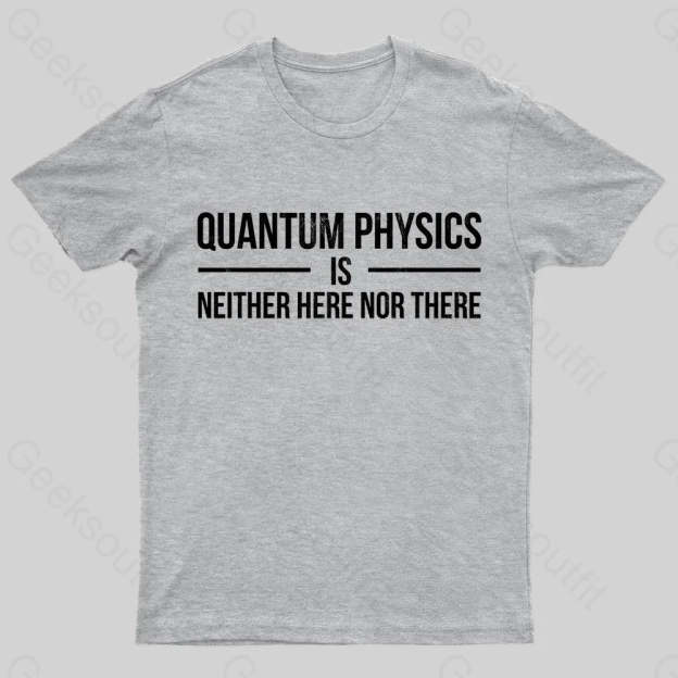 Quantum Physics Nerd T-Shirt Grey / S