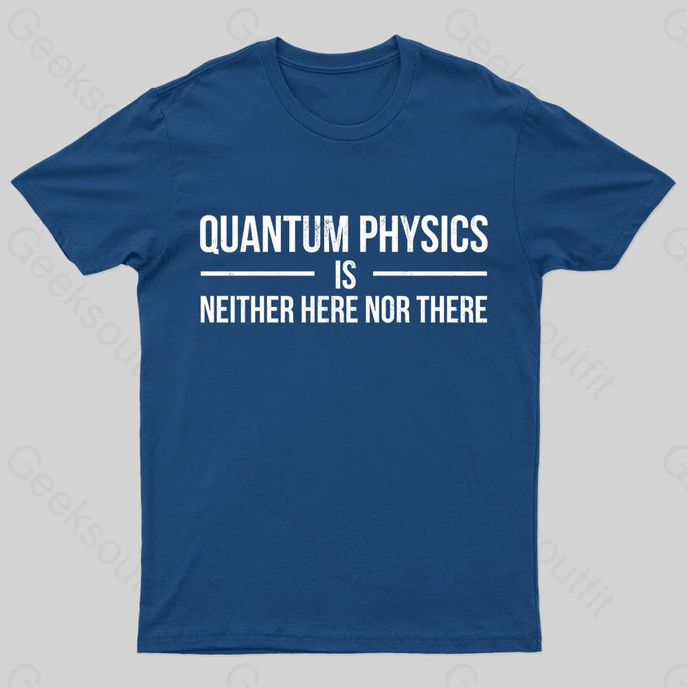Quantum Physics Nerd T-Shirt Navy / S