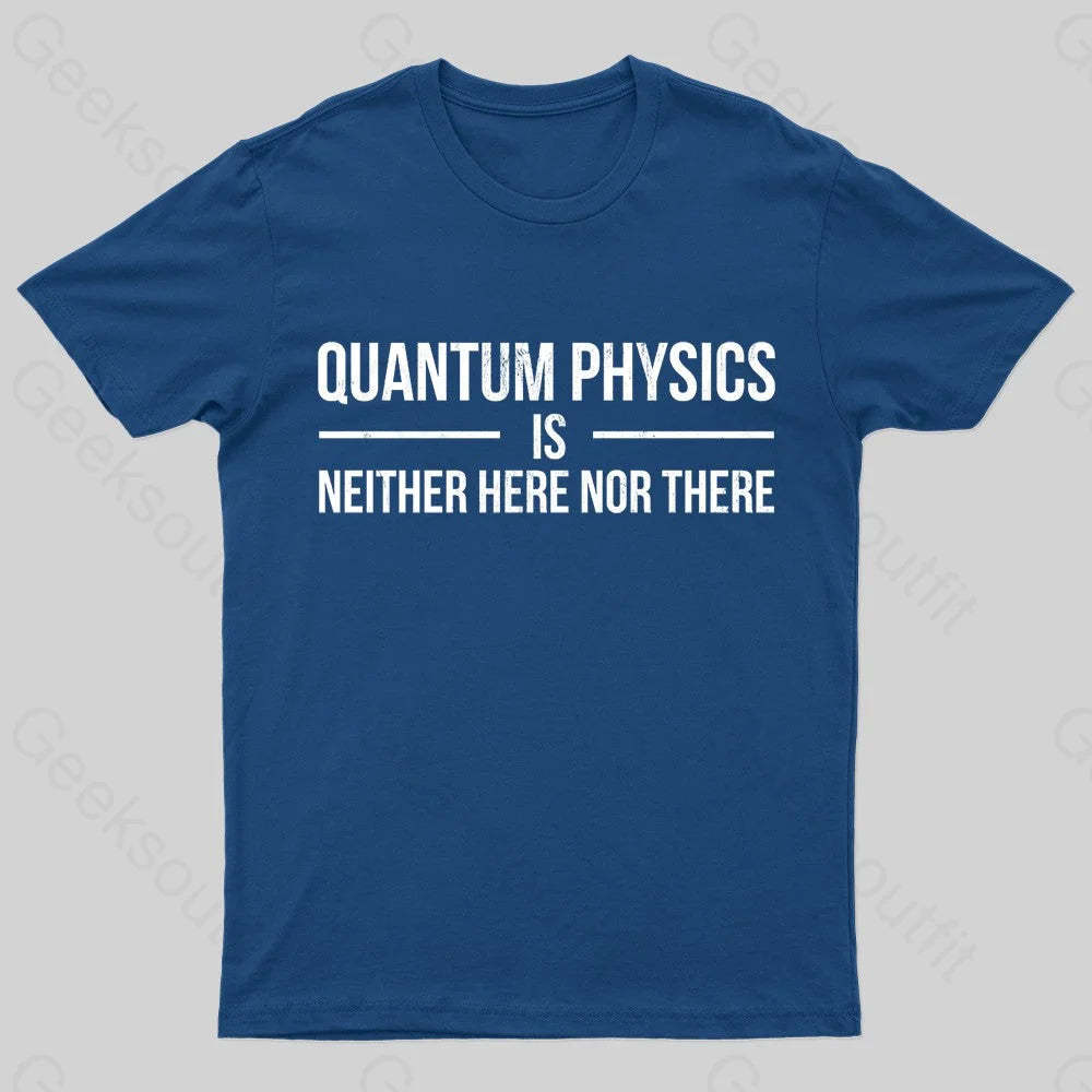 Quantum Physics Nerd T-Shirt Navy / S
