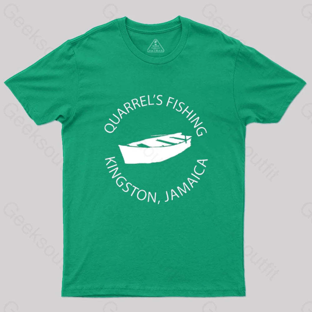 Quarrel’s Fishing T-Shirt Green / S