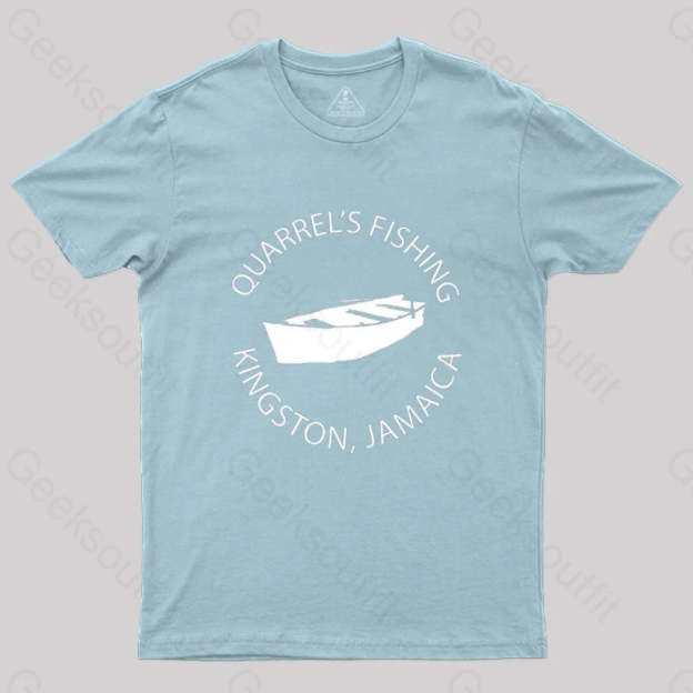 Quarrel’s Fishing T-Shirt Light Blue / S