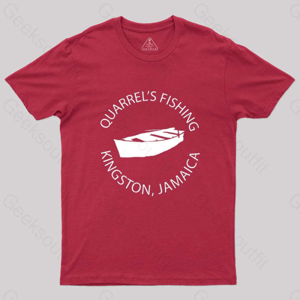 Quarrel’s Fishing T-Shirt Red / S