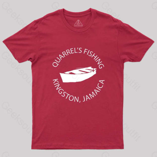 Quarrel’s Fishing T-Shirt Red / S