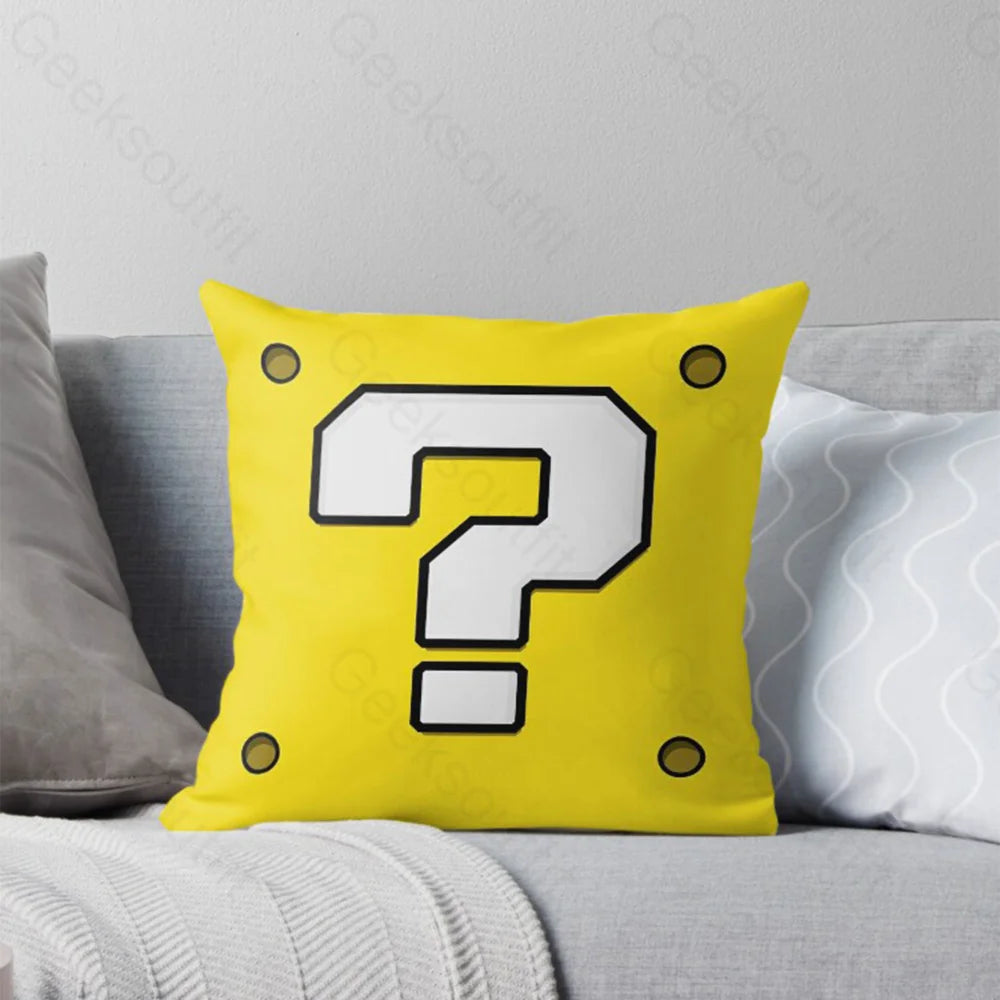 Question Block Geek Pillowcase 40*40Cm / Geekpc058
